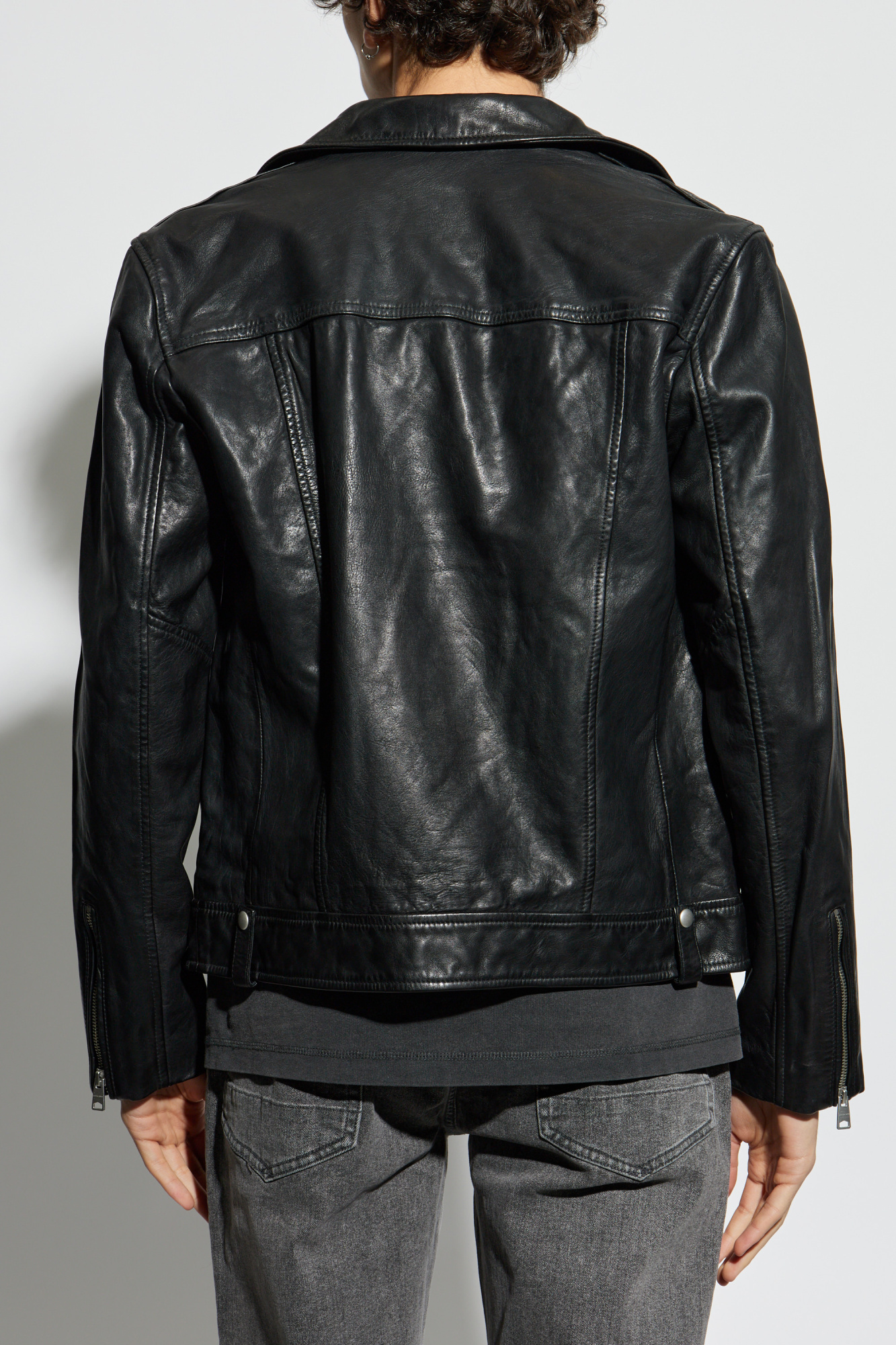 ALLSAINTS Milo バイカーレザージャケット ALLSAINTS（オールセインツ）の「MILO LEATHER BIKER JACKET